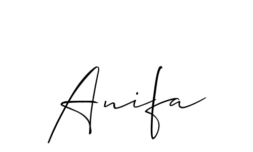 Make a short Anifa signature style. Manage your documents anywhere anytime using Allison_Script. Create and add eSignatures, submit forms, share and send files easily. Anifa signature style 2 images and pictures png