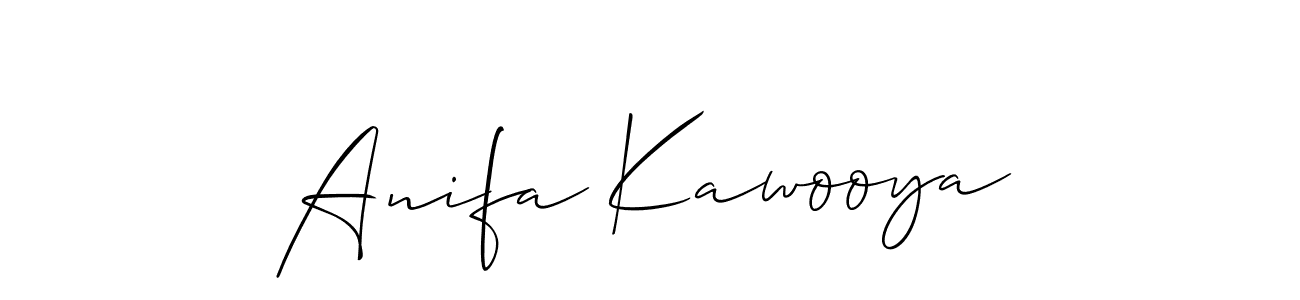 Here are the top 10 professional signature styles for the name Anifa Kawooya. These are the best autograph styles you can use for your name. Anifa Kawooya signature style 2 images and pictures png