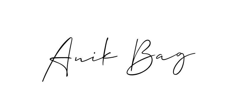 Here are the top 10 professional signature styles for the name Anik Bag. These are the best autograph styles you can use for your name. Anik Bag signature style 2 images and pictures png