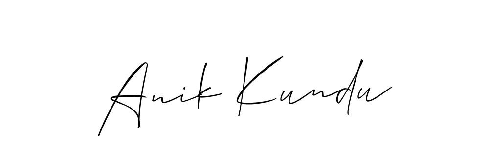 Here are the top 10 professional signature styles for the name Anik Kundu. These are the best autograph styles you can use for your name. Anik Kundu signature style 2 images and pictures png