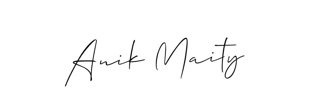 Also You can easily find your signature by using the search form. We will create Anik Maity name handwritten signature images for you free of cost using Allison_Script sign style. Anik Maity signature style 2 images and pictures png