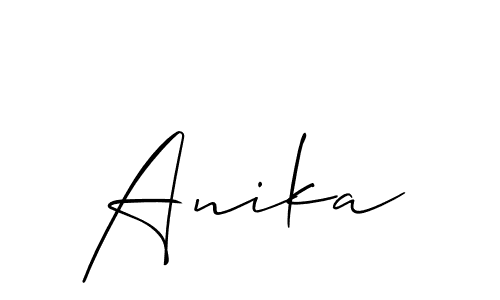 if you are searching for the best signature style for your name Anika. so please give up your signature search. here we have designed multiple signature styles  using Allison_Script. Anika signature style 2 images and pictures png