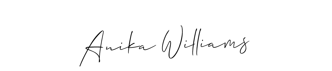 Here are the top 10 professional signature styles for the name Anika Williams. These are the best autograph styles you can use for your name. Anika Williams signature style 2 images and pictures png