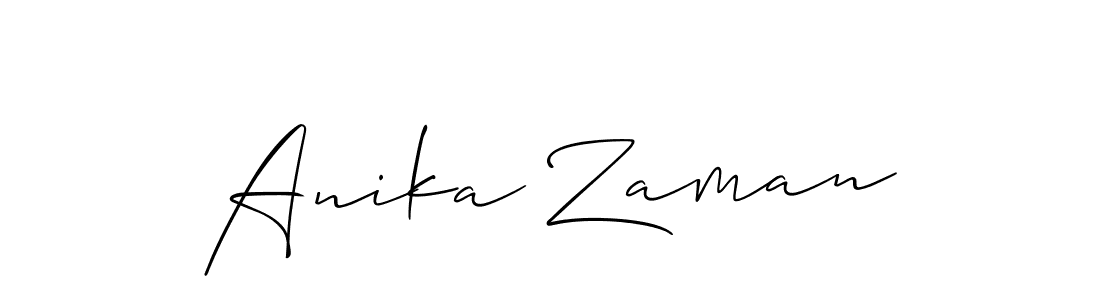 Make a beautiful signature design for name Anika Zaman. Use this online signature maker to create a handwritten signature for free. Anika Zaman signature style 2 images and pictures png