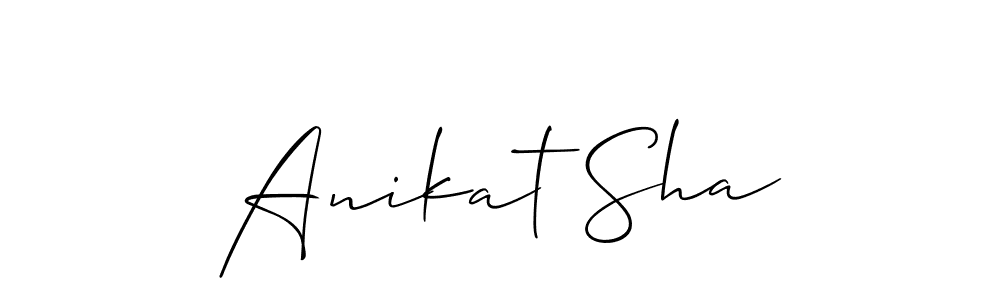 This is the best signature style for the Anikat Sha name. Also you like these signature font (Allison_Script). Mix name signature. Anikat Sha signature style 2 images and pictures png
