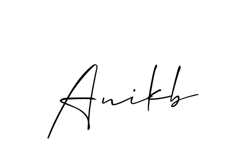 Once you've used our free online signature maker to create your best signature Allison_Script style, it's time to enjoy all of the benefits that Anikb name signing documents. Anikb signature style 2 images and pictures png