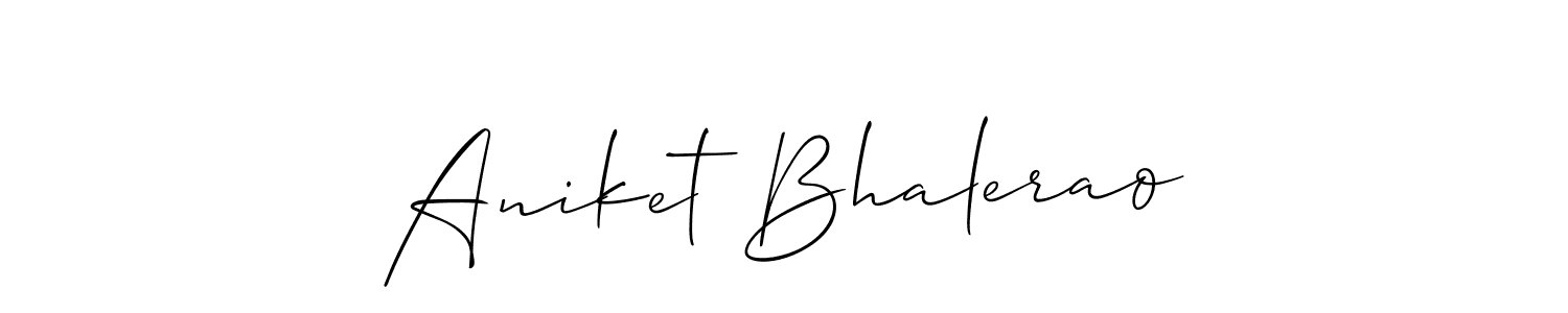 Also You can easily find your signature by using the search form. We will create Aniket Bhalerao name handwritten signature images for you free of cost using Allison_Script sign style. Aniket Bhalerao signature style 2 images and pictures png