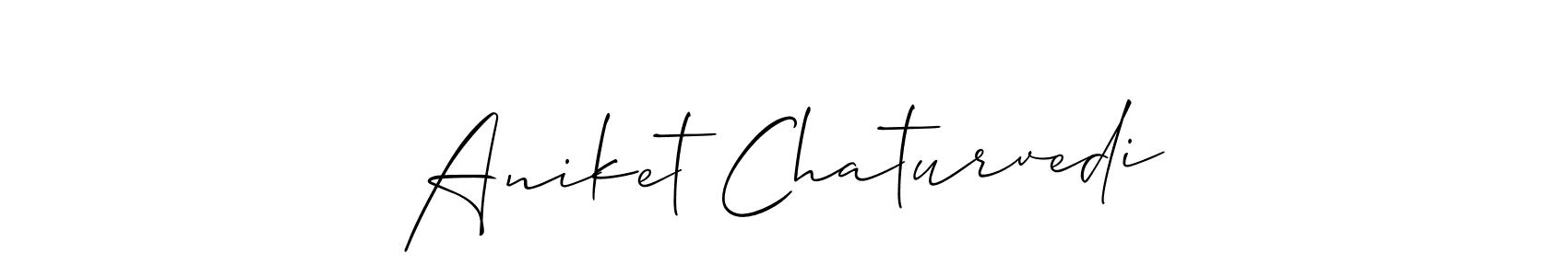 You can use this online signature creator to create a handwritten signature for the name Aniket Chaturvedi. This is the best online autograph maker. Aniket Chaturvedi signature style 2 images and pictures png