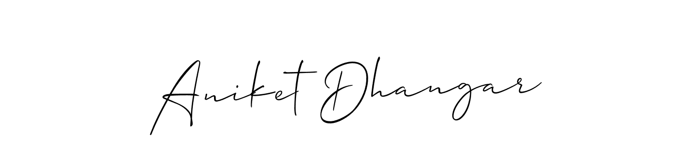 See photos of Aniket Dhangar official signature by Spectra . Check more albums & portfolios. Read reviews & check more about Allison_Script font. Aniket Dhangar signature style 2 images and pictures png