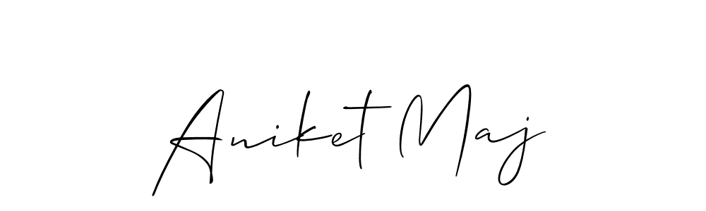 Make a short Aniket Maj signature style. Manage your documents anywhere anytime using Allison_Script. Create and add eSignatures, submit forms, share and send files easily. Aniket Maj signature style 2 images and pictures png