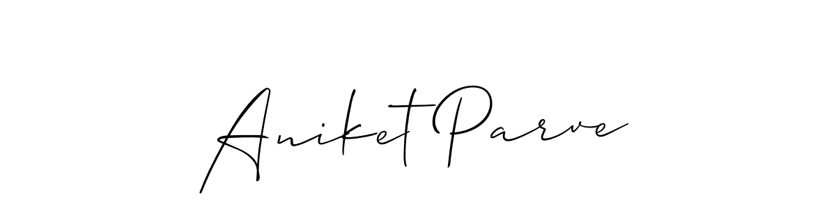 Best and Professional Signature Style for Aniket Parve. Allison_Script Best Signature Style Collection. Aniket Parve signature style 2 images and pictures png