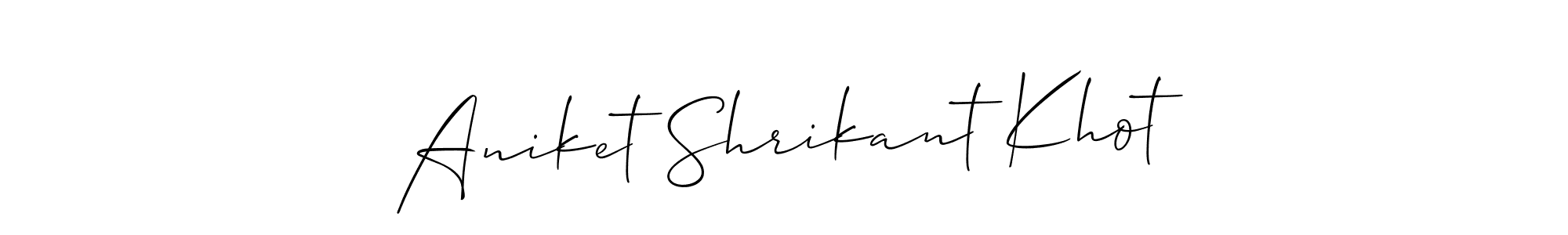 See photos of Aniket Shrikant Khot official signature by Spectra . Check more albums & portfolios. Read reviews & check more about Allison_Script font. Aniket Shrikant Khot signature style 2 images and pictures png
