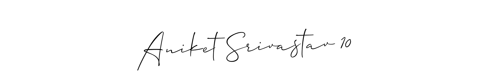 Best and Professional Signature Style for Aniket Srivastav 10. Allison_Script Best Signature Style Collection. Aniket Srivastav 10 signature style 2 images and pictures png