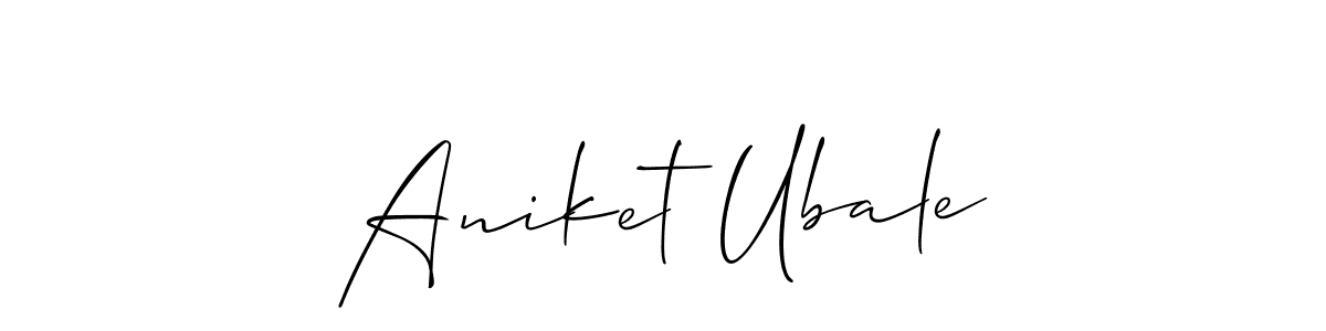 Here are the top 10 professional signature styles for the name Aniket Ubale. These are the best autograph styles you can use for your name. Aniket Ubale signature style 2 images and pictures png