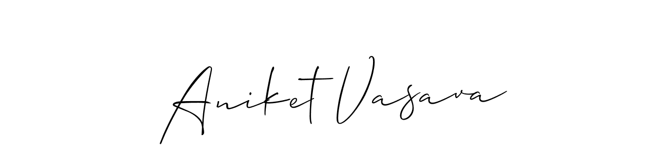 You can use this online signature creator to create a handwritten signature for the name Aniket Vasava. This is the best online autograph maker. Aniket Vasava signature style 2 images and pictures png