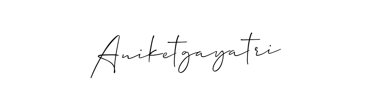 Check out images of Autograph of Aniketgayatri name. Actor Aniketgayatri Signature Style. Allison_Script is a professional sign style online. Aniketgayatri signature style 2 images and pictures png