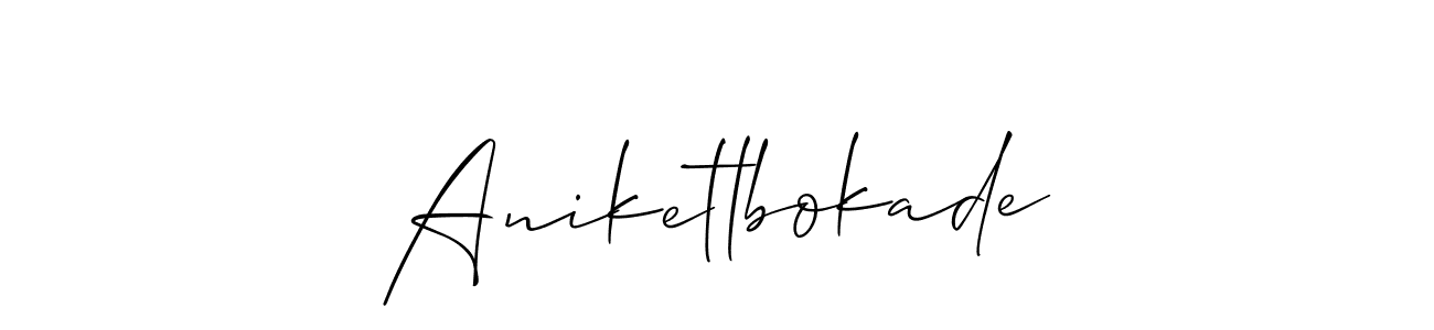 Best and Professional Signature Style for Aniketlbokade. Allison_Script Best Signature Style Collection. Aniketlbokade signature style 2 images and pictures png