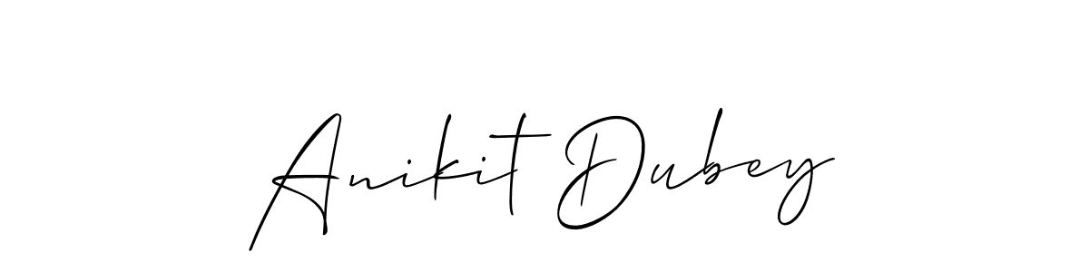 The best way (Allison_Script) to make a short signature is to pick only two or three words in your name. The name Anikit Dubey include a total of six letters. For converting this name. Anikit Dubey signature style 2 images and pictures png