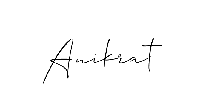 Also You can easily find your signature by using the search form. We will create Anikrat name handwritten signature images for you free of cost using Allison_Script sign style. Anikrat signature style 2 images and pictures png