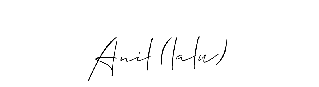 Make a short Anil (lalu) signature style. Manage your documents anywhere anytime using Allison_Script. Create and add eSignatures, submit forms, share and send files easily. Anil (lalu) signature style 2 images and pictures png