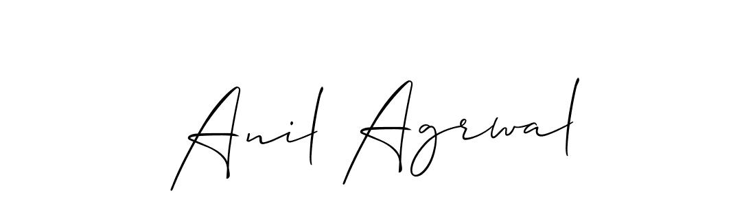 Allison_Script is a professional signature style that is perfect for those who want to add a touch of class to their signature. It is also a great choice for those who want to make their signature more unique. Get Anil Agrwal name to fancy signature for free. Anil Agrwal signature style 2 images and pictures png