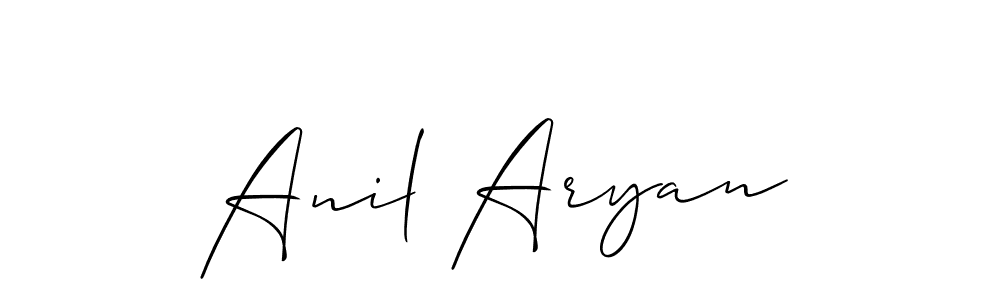 This is the best signature style for the Anil Aryan name. Also you like these signature font (Allison_Script). Mix name signature. Anil Aryan signature style 2 images and pictures png