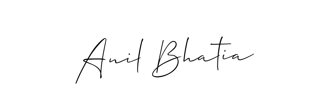 Make a beautiful signature design for name Anil Bhatia. Use this online signature maker to create a handwritten signature for free. Anil Bhatia signature style 2 images and pictures png