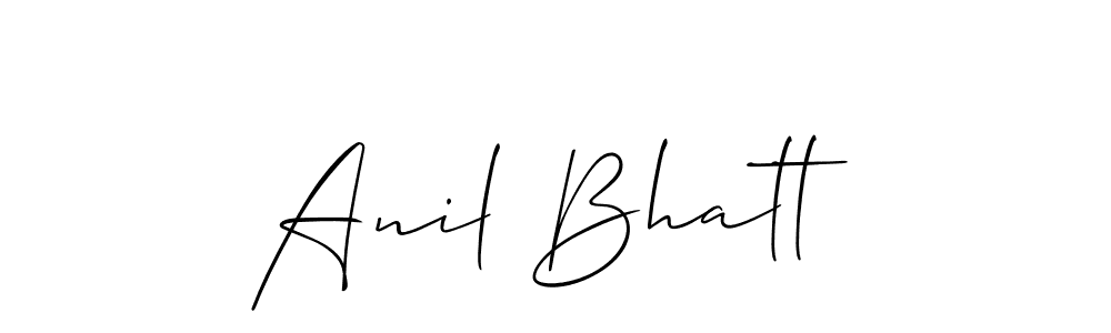 This is the best signature style for the Anil Bhatt name. Also you like these signature font (Allison_Script). Mix name signature. Anil Bhatt signature style 2 images and pictures png