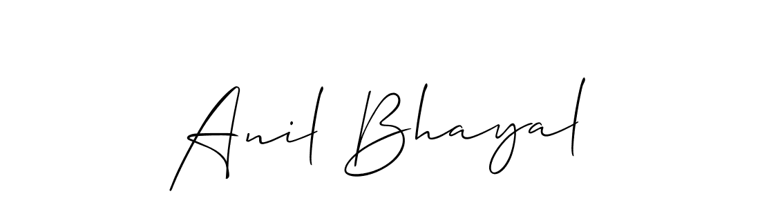 Also You can easily find your signature by using the search form. We will create Anil Bhayal name handwritten signature images for you free of cost using Allison_Script sign style. Anil Bhayal signature style 2 images and pictures png