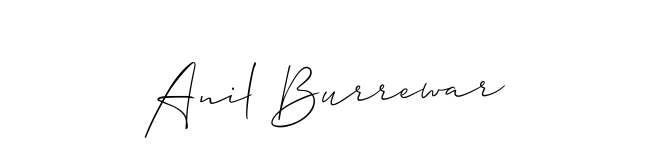You can use this online signature creator to create a handwritten signature for the name Anil Burrewar. This is the best online autograph maker. Anil Burrewar signature style 2 images and pictures png