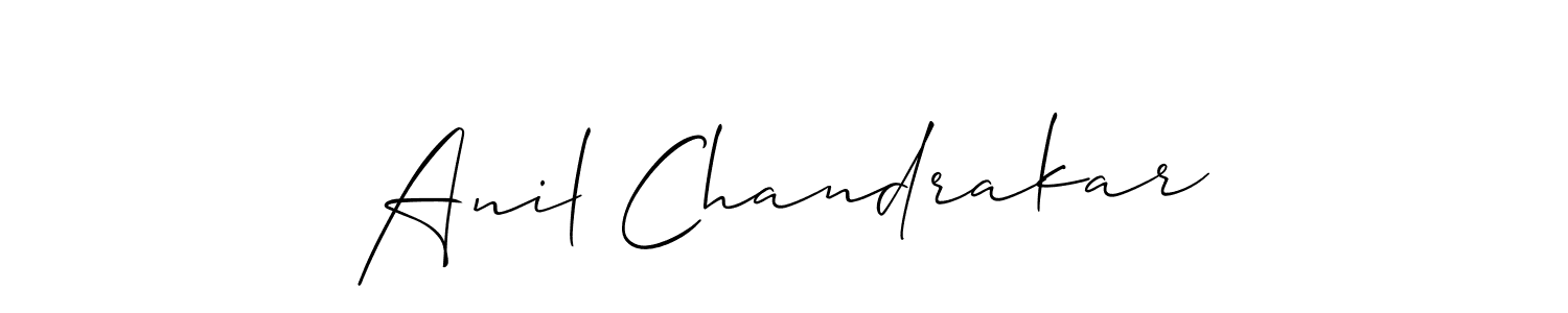 This is the best signature style for the Anil Chandrakar name. Also you like these signature font (Allison_Script). Mix name signature. Anil Chandrakar signature style 2 images and pictures png