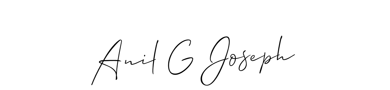 Once you've used our free online signature maker to create your best signature Allison_Script style, it's time to enjoy all of the benefits that Anil G Joseph name signing documents. Anil G Joseph signature style 2 images and pictures png