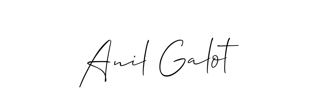 See photos of Anil Galot official signature by Spectra . Check more albums & portfolios. Read reviews & check more about Allison_Script font. Anil Galot signature style 2 images and pictures png