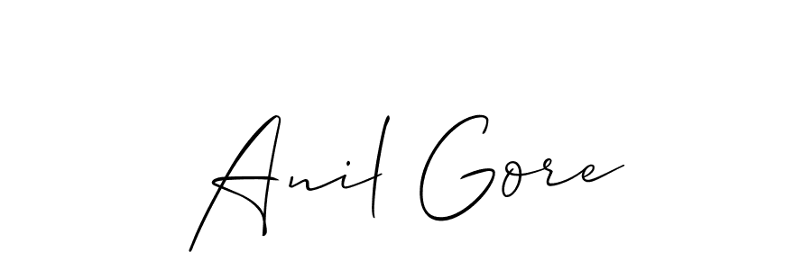 Once you've used our free online signature maker to create your best signature Allison_Script style, it's time to enjoy all of the benefits that Anil Gore name signing documents. Anil Gore signature style 2 images and pictures png