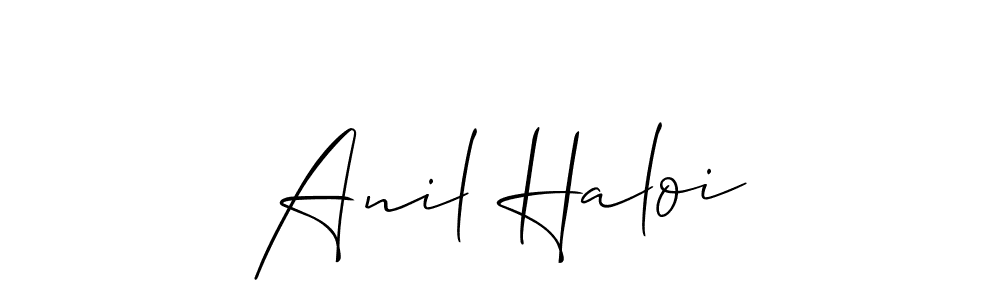 Check out images of Autograph of Anil Haloi name. Actor Anil Haloi Signature Style. Allison_Script is a professional sign style online. Anil Haloi signature style 2 images and pictures png