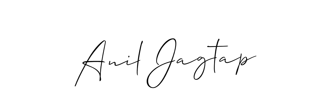 Also we have Anil Jagtap name is the best signature style. Create professional handwritten signature collection using Allison_Script autograph style. Anil Jagtap signature style 2 images and pictures png