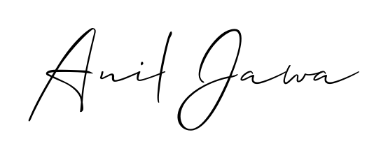 You should practise on your own different ways (Allison_Script) to write your name (Anil Jawa) in signature. Don't let someone else do it for you. Anil Jawa signature style 2 images and pictures png