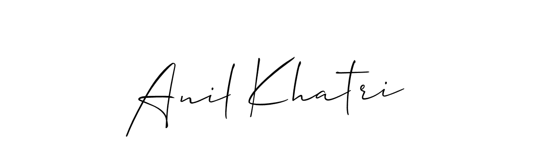 Also You can easily find your signature by using the search form. We will create Anil Khatri name handwritten signature images for you free of cost using Allison_Script sign style. Anil Khatri signature style 2 images and pictures png