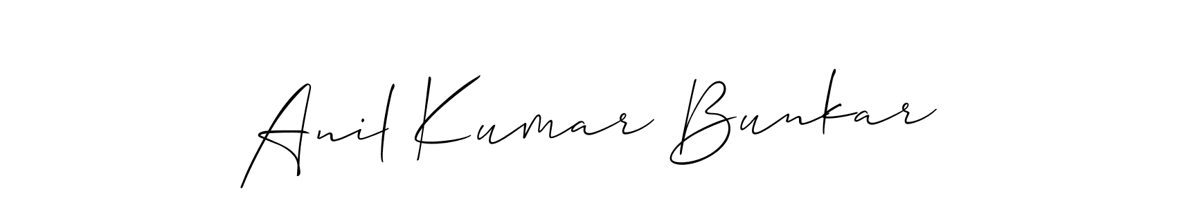Make a beautiful signature design for name Anil Kumar Bunkar. Use this online signature maker to create a handwritten signature for free. Anil Kumar Bunkar signature style 2 images and pictures png