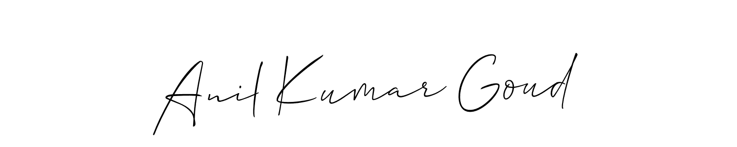 You can use this online signature creator to create a handwritten signature for the name Anil Kumar Goud. This is the best online autograph maker. Anil Kumar Goud signature style 2 images and pictures png
