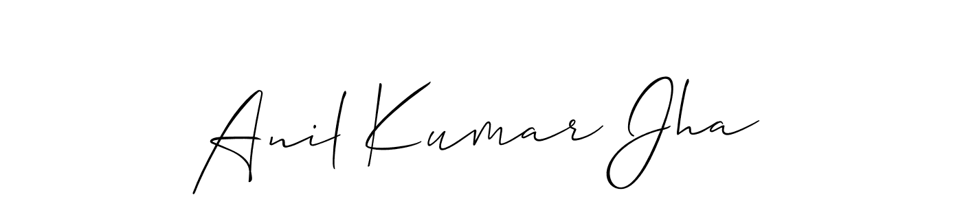 Make a beautiful signature design for name Anil Kumar Jha. Use this online signature maker to create a handwritten signature for free. Anil Kumar Jha signature style 2 images and pictures png