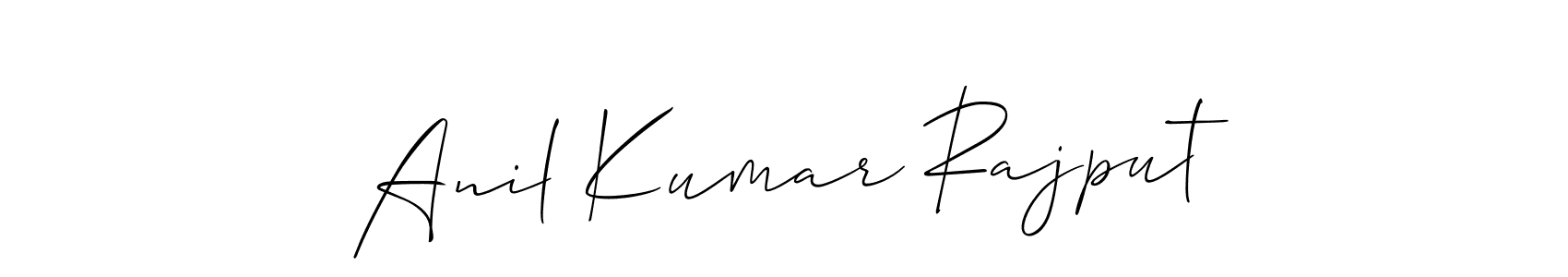 It looks lik you need a new signature style for name Anil Kumar Rajput. Design unique handwritten (Allison_Script) signature with our free signature maker in just a few clicks. Anil Kumar Rajput signature style 2 images and pictures png