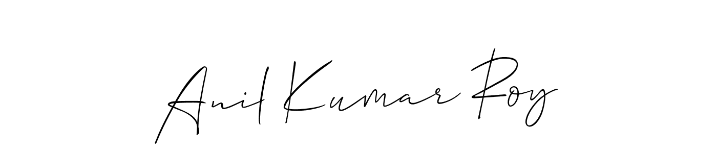 Make a beautiful signature design for name Anil Kumar Roy. With this signature (Allison_Script) style, you can create a handwritten signature for free. Anil Kumar Roy signature style 2 images and pictures png