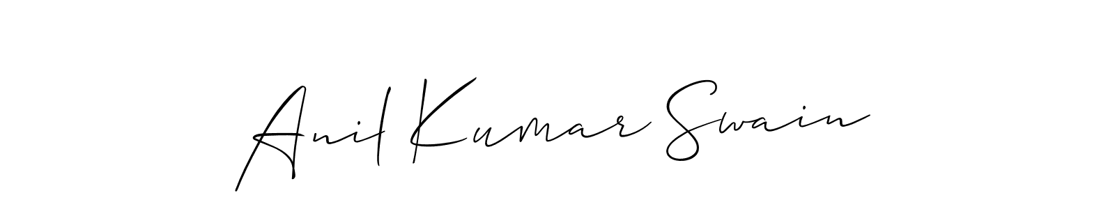 Design your own signature with our free online signature maker. With this signature software, you can create a handwritten (Allison_Script) signature for name Anil Kumar Swain. Anil Kumar Swain signature style 2 images and pictures png