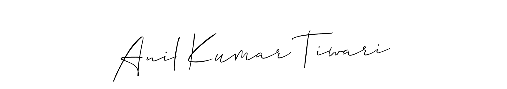 if you are searching for the best signature style for your name Anil Kumar Tiwari. so please give up your signature search. here we have designed multiple signature styles  using Allison_Script. Anil Kumar Tiwari signature style 2 images and pictures png