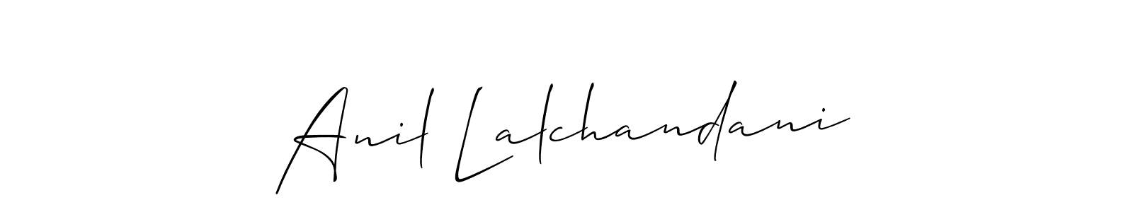 How to Draw Anil Lalchandani signature style? Allison_Script is a latest design signature styles for name Anil Lalchandani. Anil Lalchandani signature style 2 images and pictures png