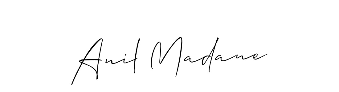 Best and Professional Signature Style for Anil Madane. Allison_Script Best Signature Style Collection. Anil Madane signature style 2 images and pictures png