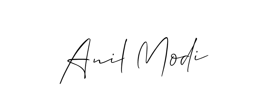 You should practise on your own different ways (Allison_Script) to write your name (Anil Modi) in signature. don't let someone else do it for you. Anil Modi signature style 2 images and pictures png