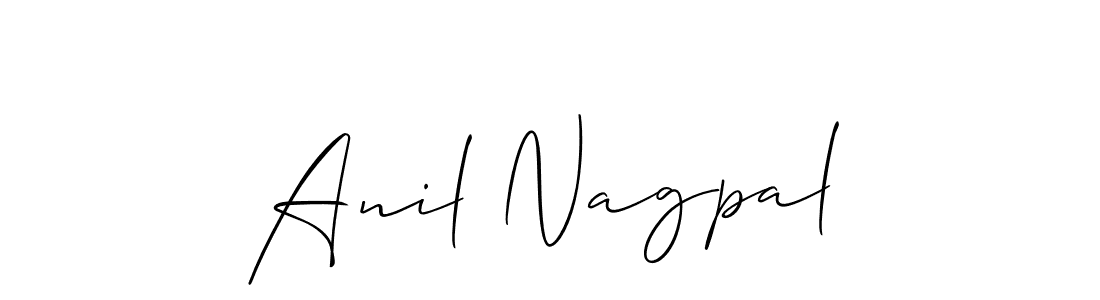 You should practise on your own different ways (Allison_Script) to write your name (Anil Nagpal) in signature. don't let someone else do it for you. Anil Nagpal signature style 2 images and pictures png