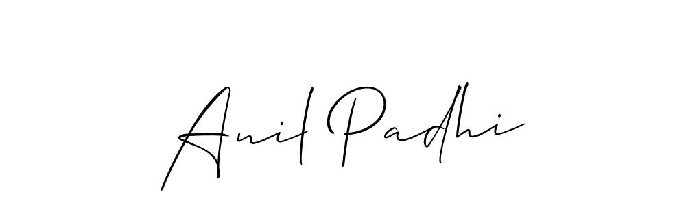 It looks lik you need a new signature style for name Anil Padhi. Design unique handwritten (Allison_Script) signature with our free signature maker in just a few clicks. Anil Padhi signature style 2 images and pictures png